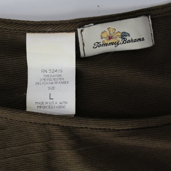 Tommy Bahama size L dolman sleeve relax fit womens knit top blouse brown - Picture 6 of 7